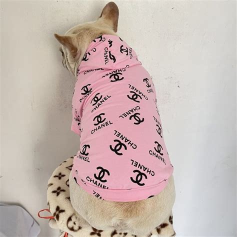 chanel dog apparel.